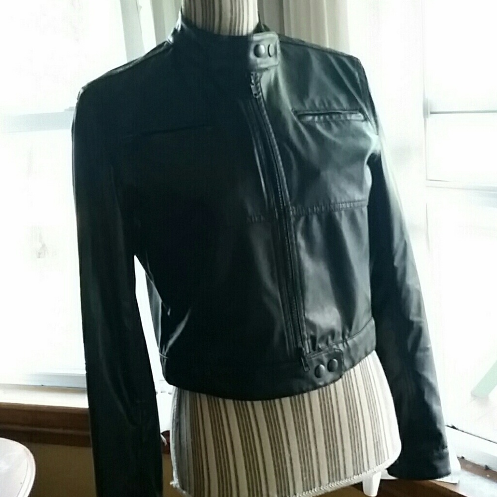 Black bomber jacket
